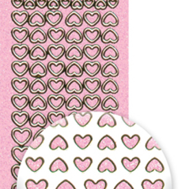 Hearts GT Pink, 2 sheets