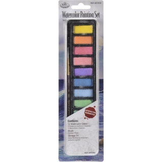 Watercolor Painting Set W/Tin
