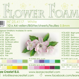 Flower foam, white