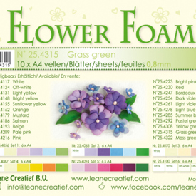 Flower foam, Grass green