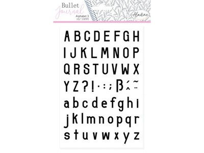Stamp Bullet Journal Alphabet 3