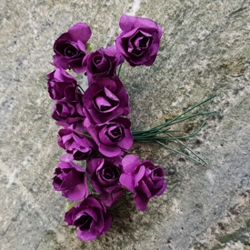 Rosor, 12pack, purple