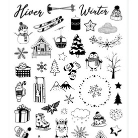 Stamp Bullet Journal Winter