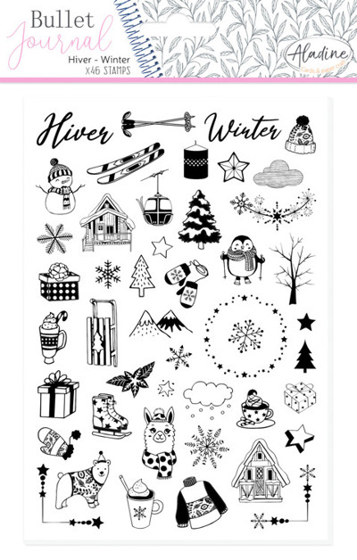Stamp Bullet Journal Winter