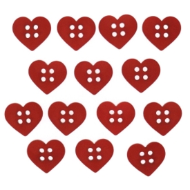 Sew Cute Red Hearts