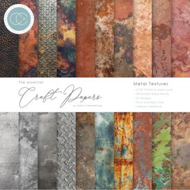 Metal Textures, 20 Designs, Craft Consortium, 