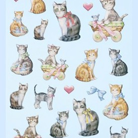 SOFTY-Stickers Katten