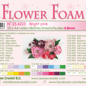 Flower foam, Bright pink