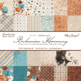 Bohemian Harmony - 6x6" Collection Pack, Maja Design